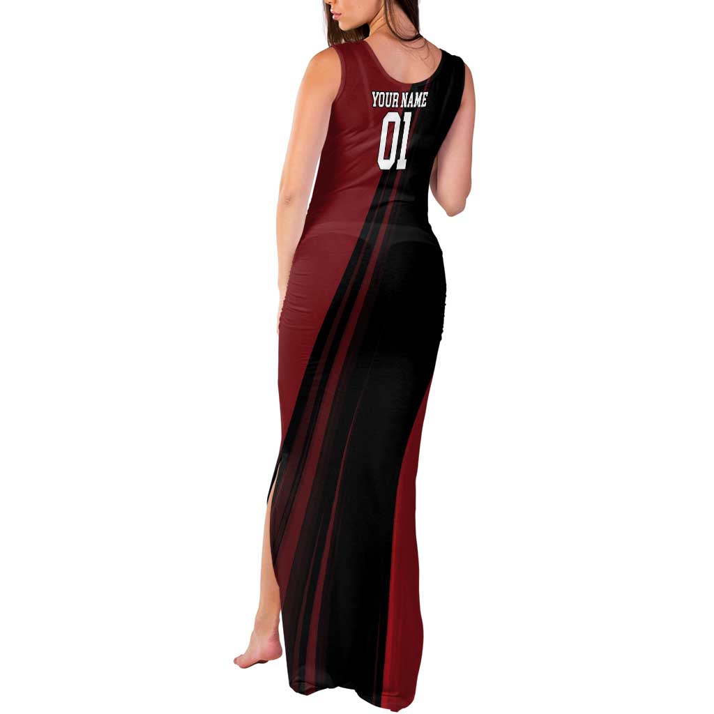 Personalized Metal Bat Tank Maxi Dress One Punch Man Baseball Crossover Design