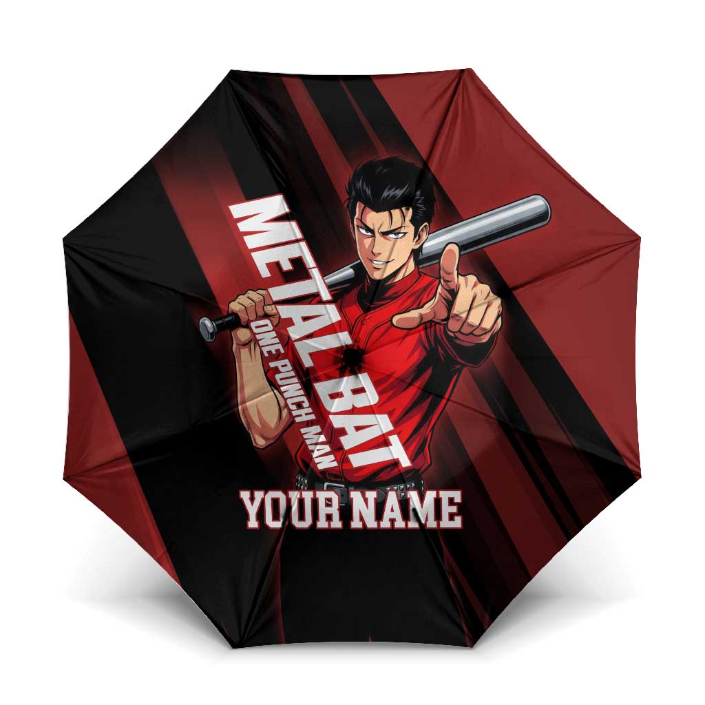 Personalized Metal Bat Umbrella One Punch Man Baseball Crossover Design