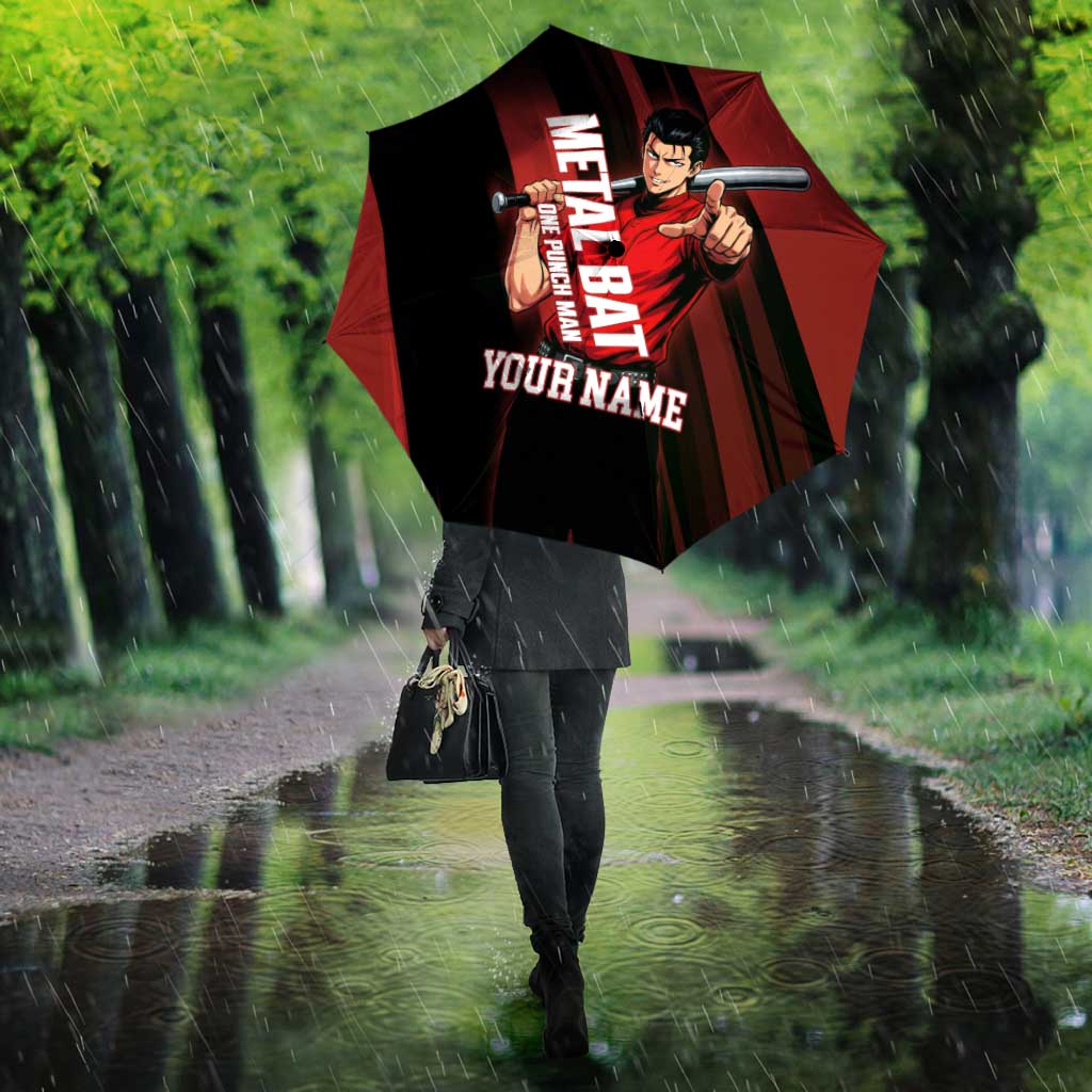 Personalized Metal Bat Umbrella One Punch Man Baseball Crossover Design