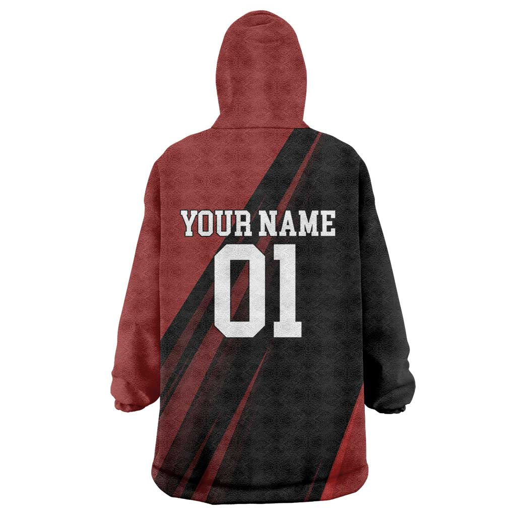 Personalized Metal Bat Wearable Blanket Hoodie One Punch Man Baseball Crossover Design