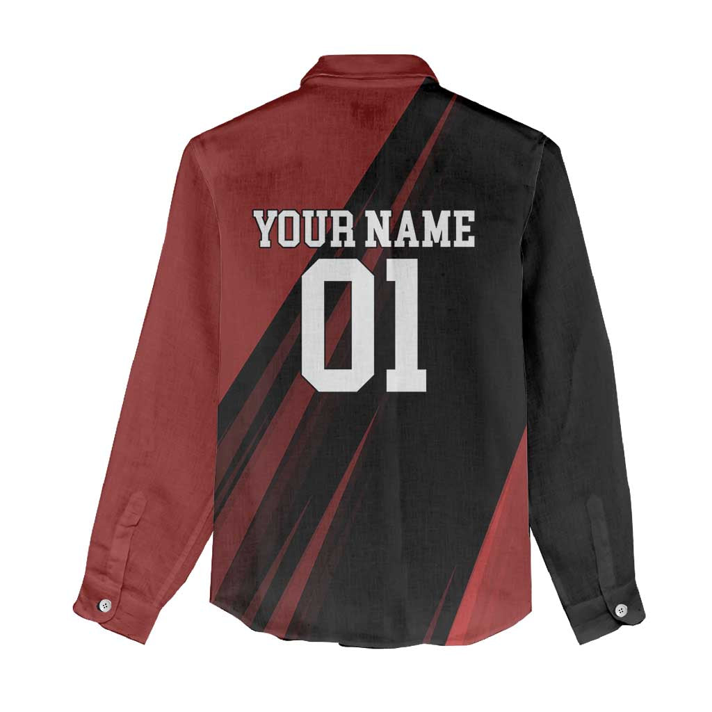 Personalized Metal Bat Women Casual Shirt One Punch Man Baseball Crossover Design