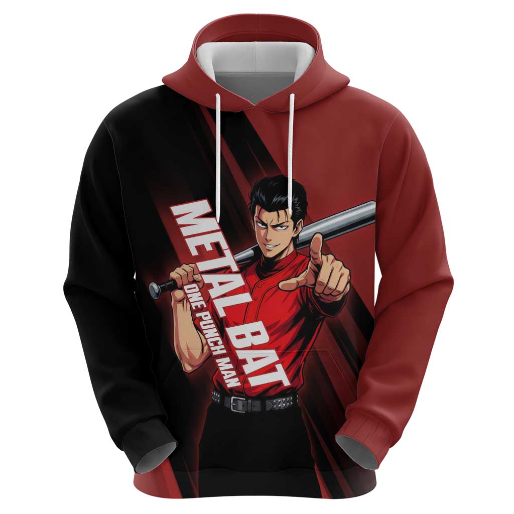Personalized Metal Bat Zip Hoodie One Punch Man Baseball Crossover Design