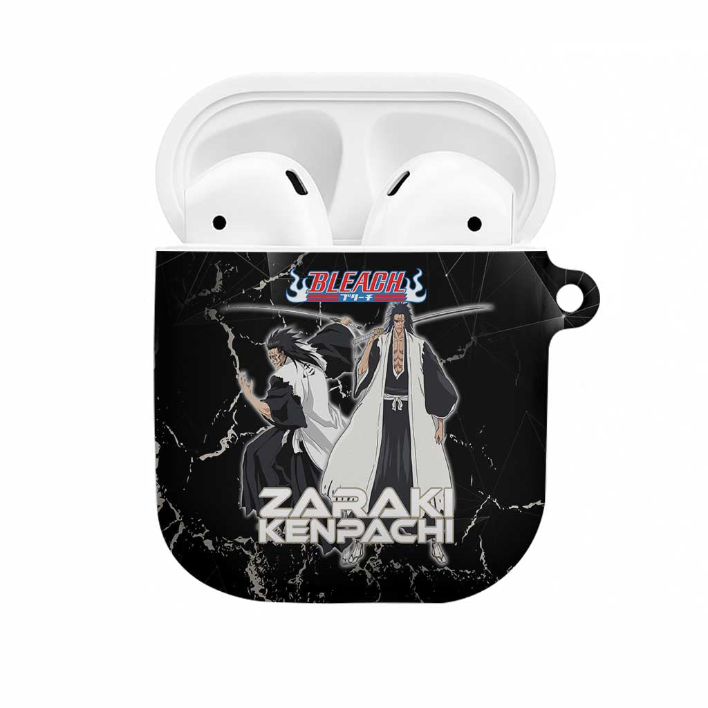 Zaraki Kenpachi Bleach AirPods Case Dark Marble Anime Shatter Style