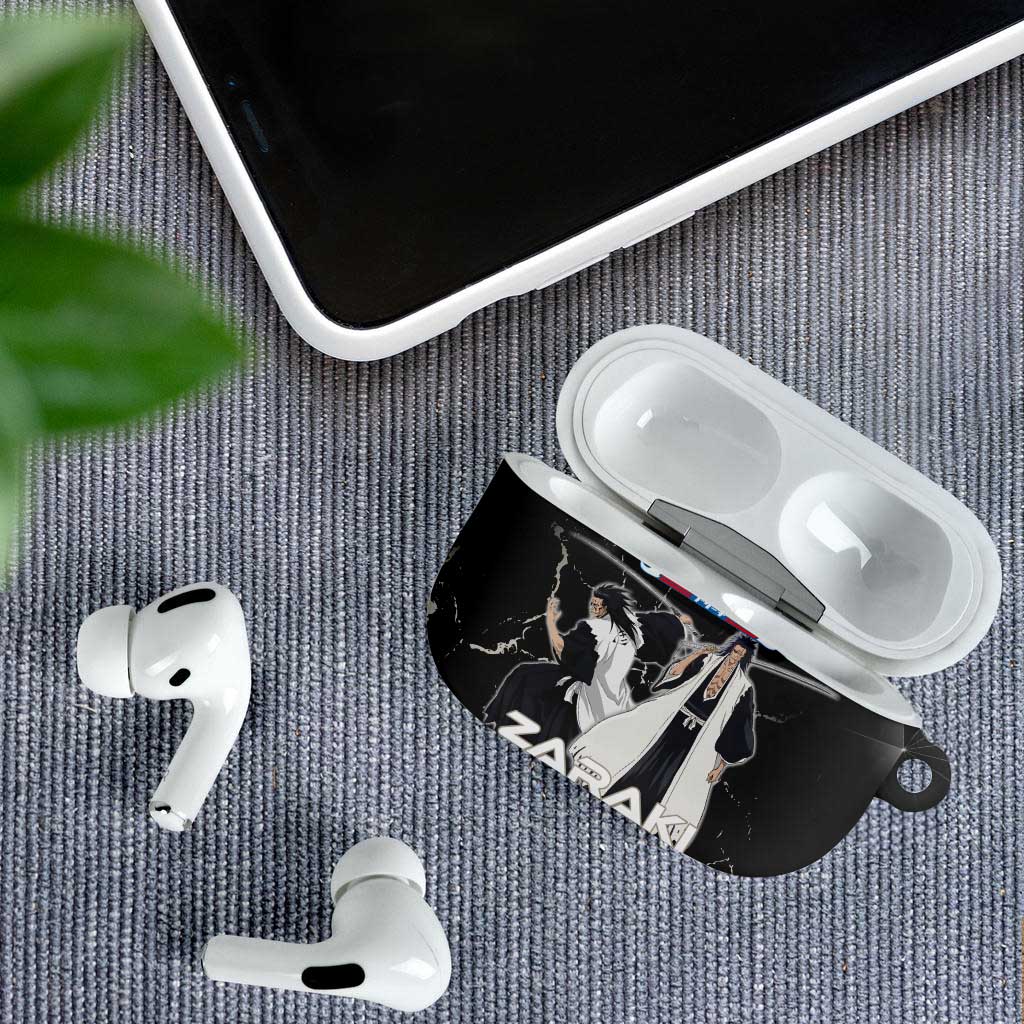 Zaraki Kenpachi Bleach AirPods Case Dark Marble Anime Shatter Style