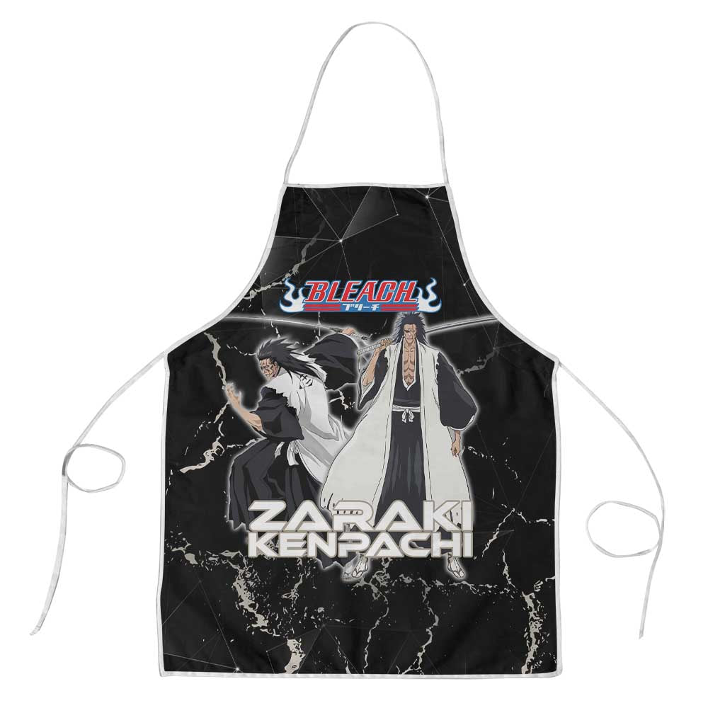 Zaraki Kenpachi Bleach Apron Dark Marble Anime Shatter Style