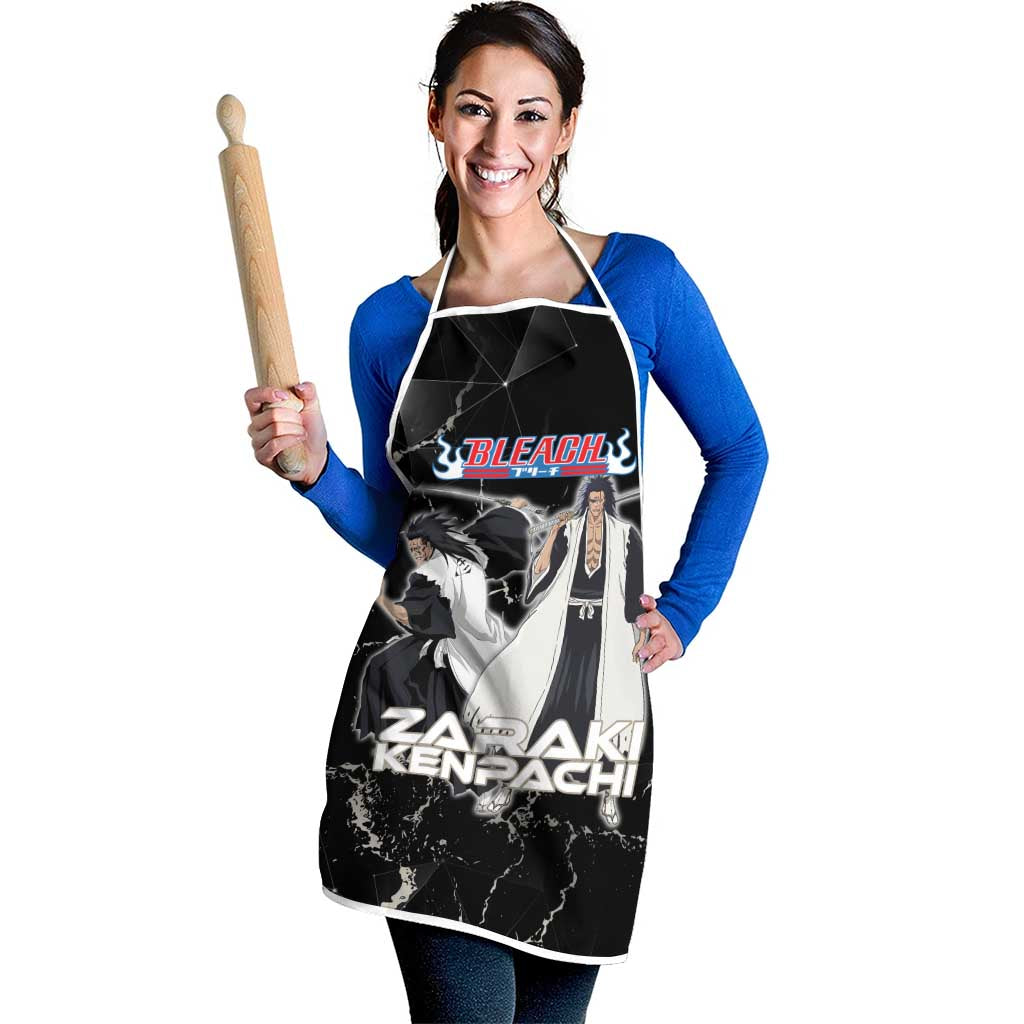 Zaraki Kenpachi Bleach Apron Dark Marble Anime Shatter Style