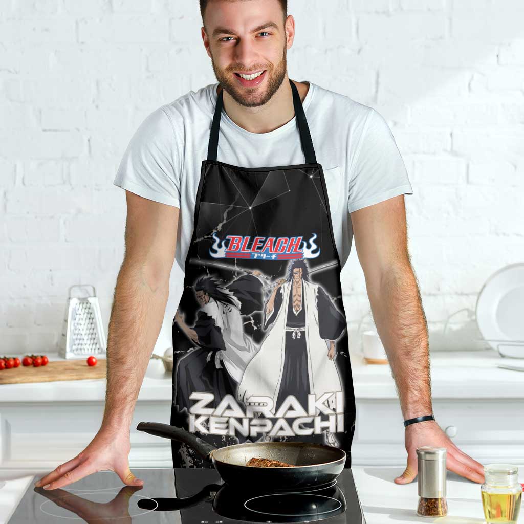 Zaraki Kenpachi Bleach Apron Dark Marble Anime Shatter Style