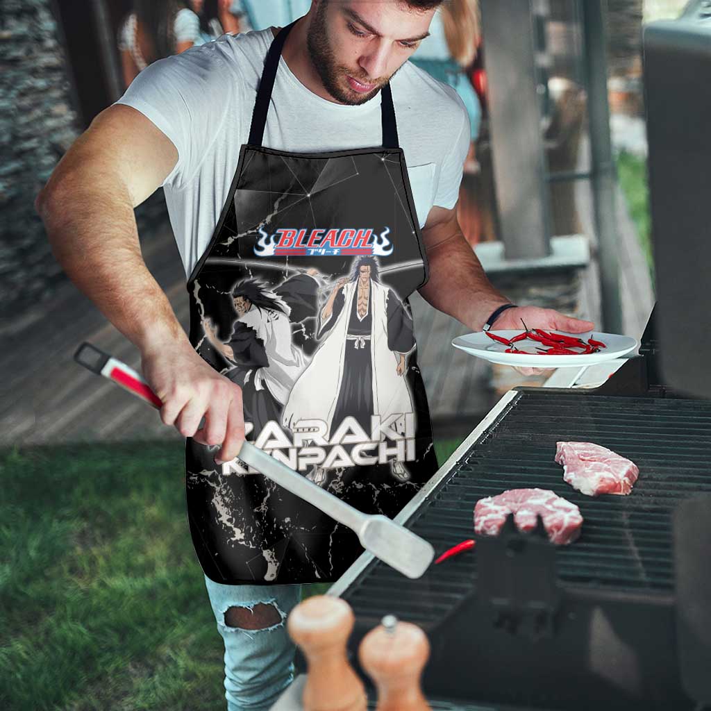 Zaraki Kenpachi Bleach Apron Dark Marble Anime Shatter Style