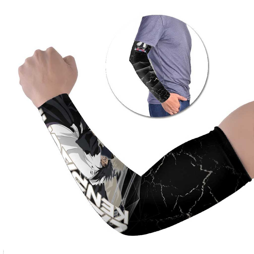 Zaraki Kenpachi Bleach Arm Sleeves Dark Marble Anime Shatter Style