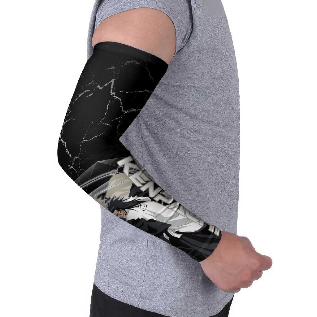 Zaraki Kenpachi Bleach Arm Sleeves Dark Marble Anime Shatter Style