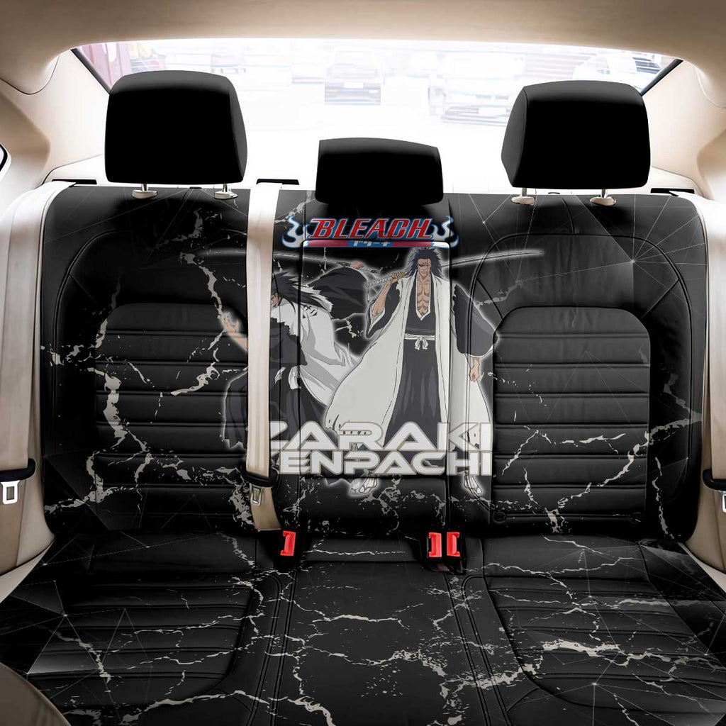 Zaraki Kenpachi Bleach Back Car Seat Cover Dark Marble Anime Shatter Style