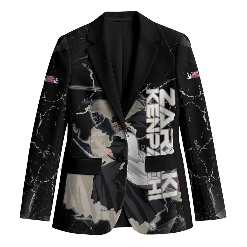 Zaraki Kenpachi Bleach Blazer Dark Marble Anime Shatter Style