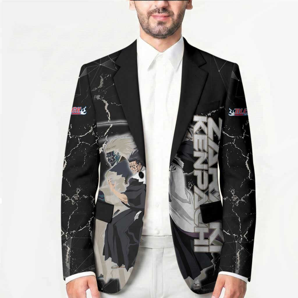 Zaraki Kenpachi Bleach Blazer Dark Marble Anime Shatter Style