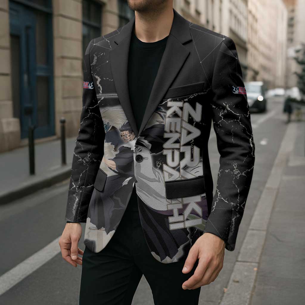 Zaraki Kenpachi Bleach Blazer Dark Marble Anime Shatter Style