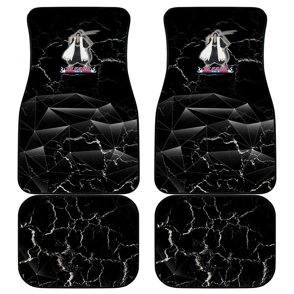 Zaraki Kenpachi Bleach Car Mats Dark Marble Anime Shatter Style