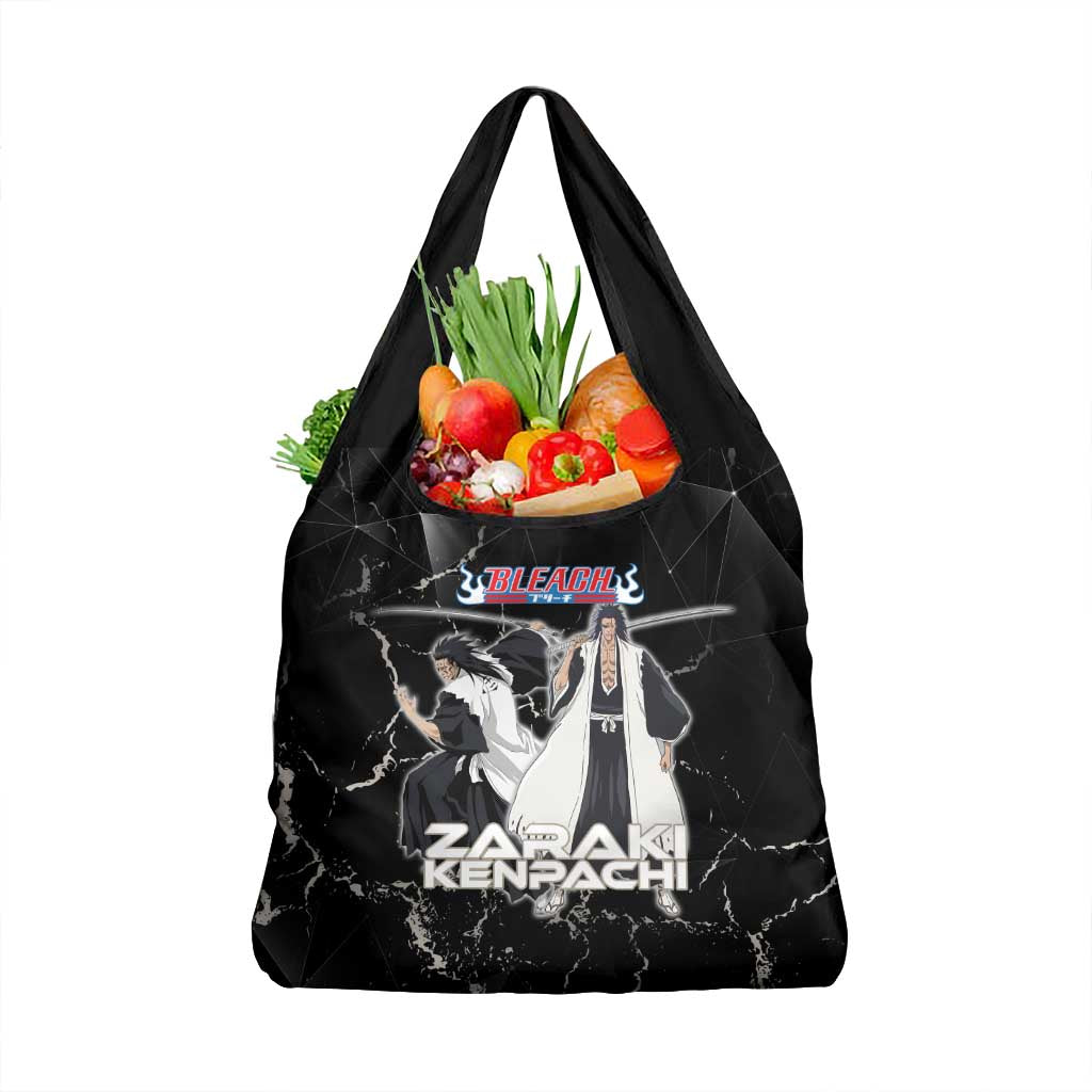Zaraki Kenpachi Bleach Grocery Bag Dark Marble Anime Shatter Style