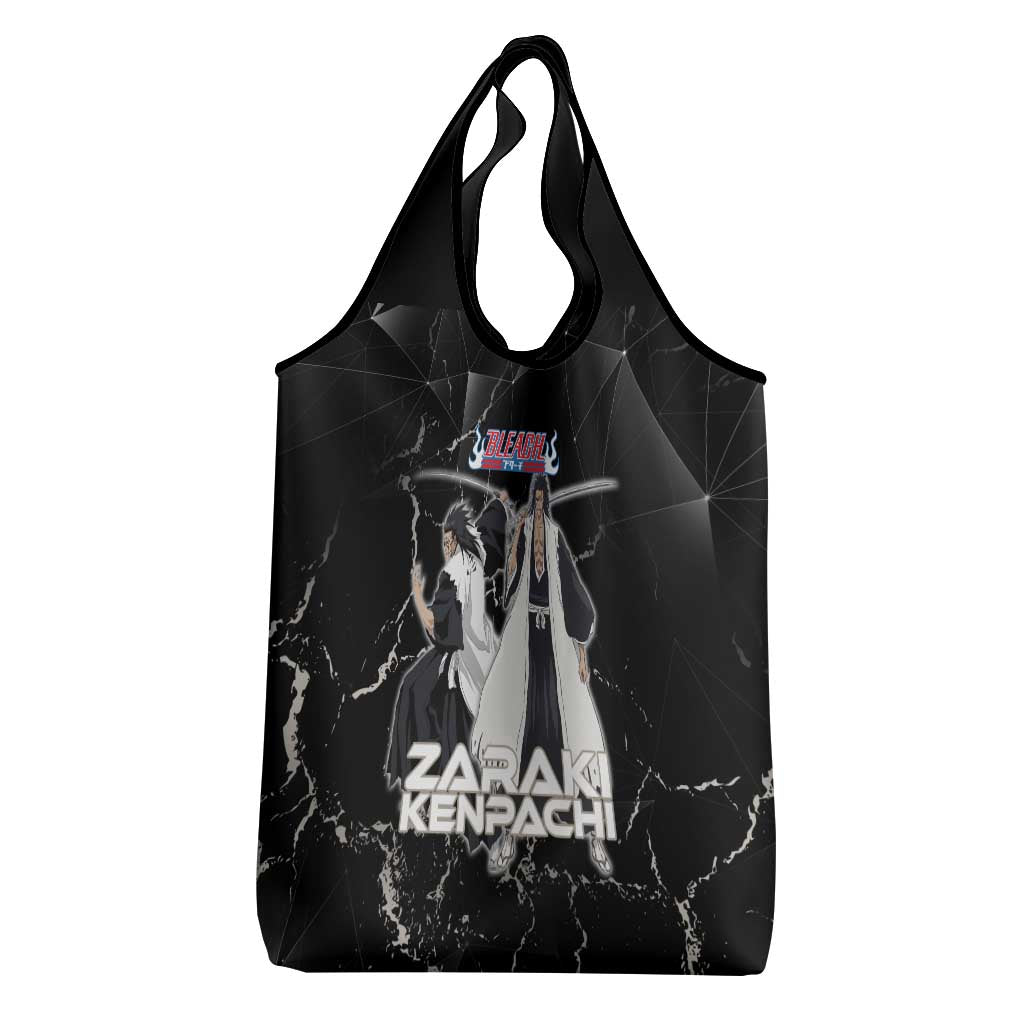 Zaraki Kenpachi Bleach Grocery Bag Dark Marble Anime Shatter Style