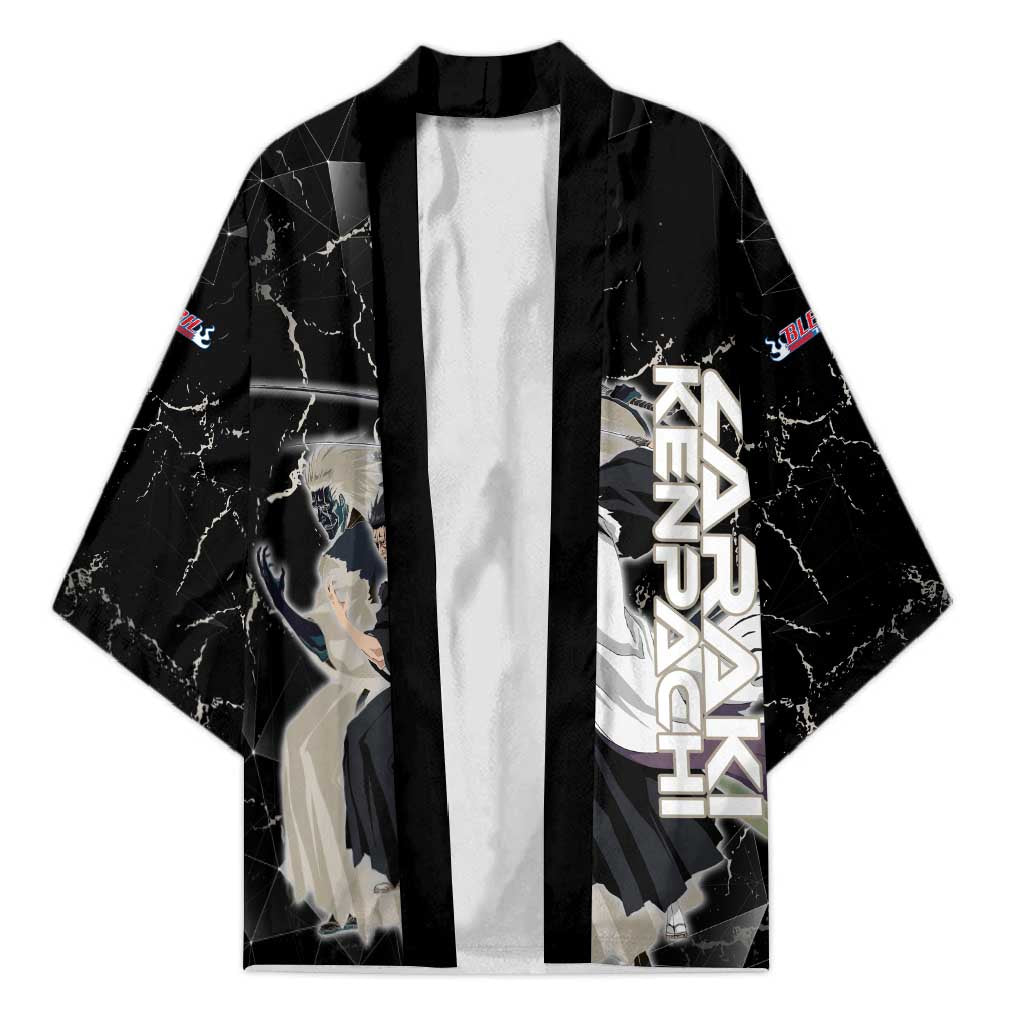 Zaraki Kenpachi Bleach Kimono Dark Marble Anime Shatter Style