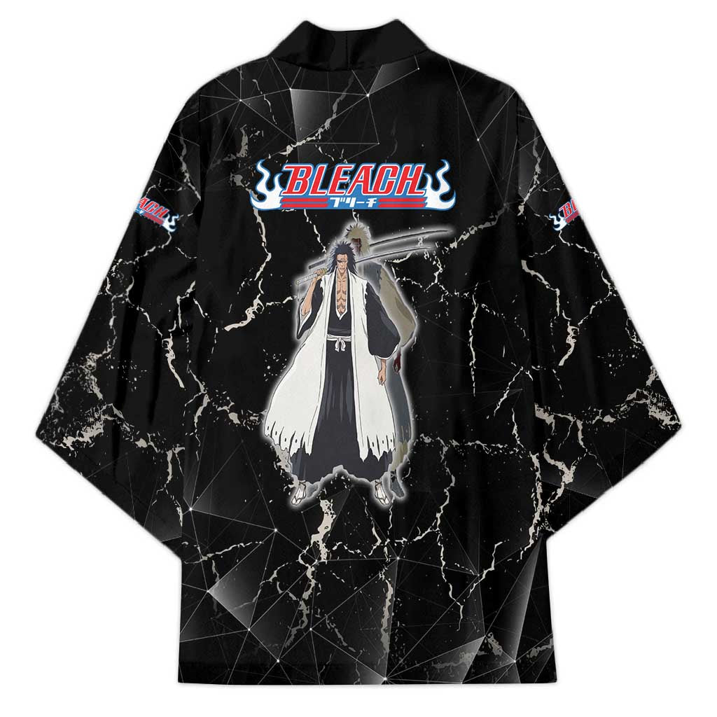 Zaraki Kenpachi Bleach Kimono Dark Marble Anime Shatter Style