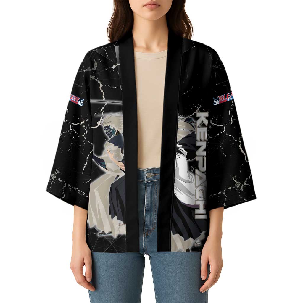 Zaraki Kenpachi Bleach Kimono Dark Marble Anime Shatter Style