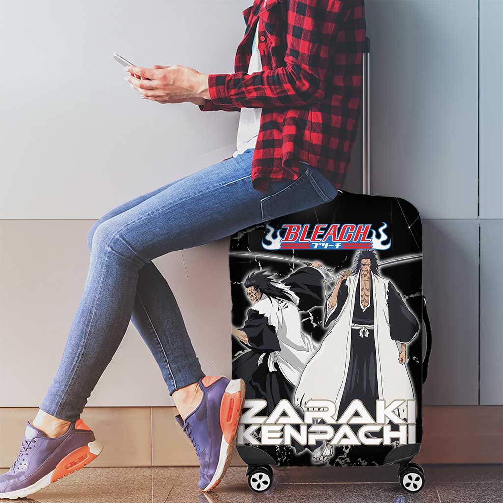Zaraki Kenpachi Bleach Luggage Cover Dark Marble Anime Shatter Style