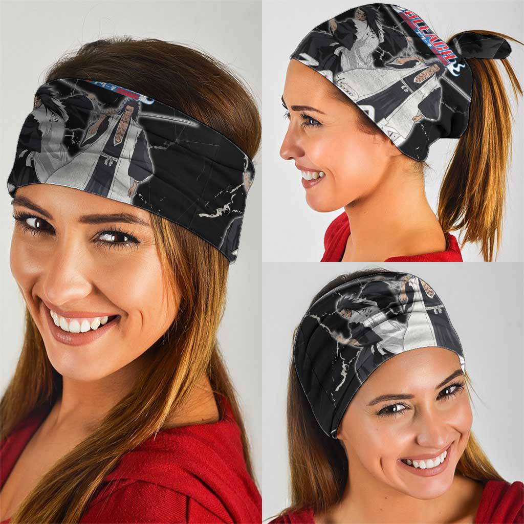 Zaraki Kenpachi Bleach Neck Gaiter Dark Marble Anime Shatter Style