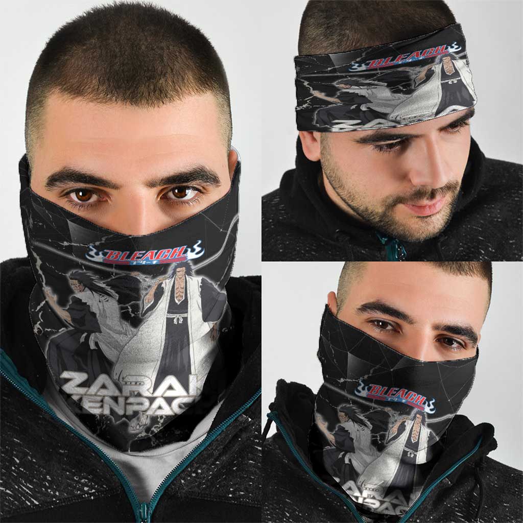 Zaraki Kenpachi Bleach Neck Gaiter Dark Marble Anime Shatter Style