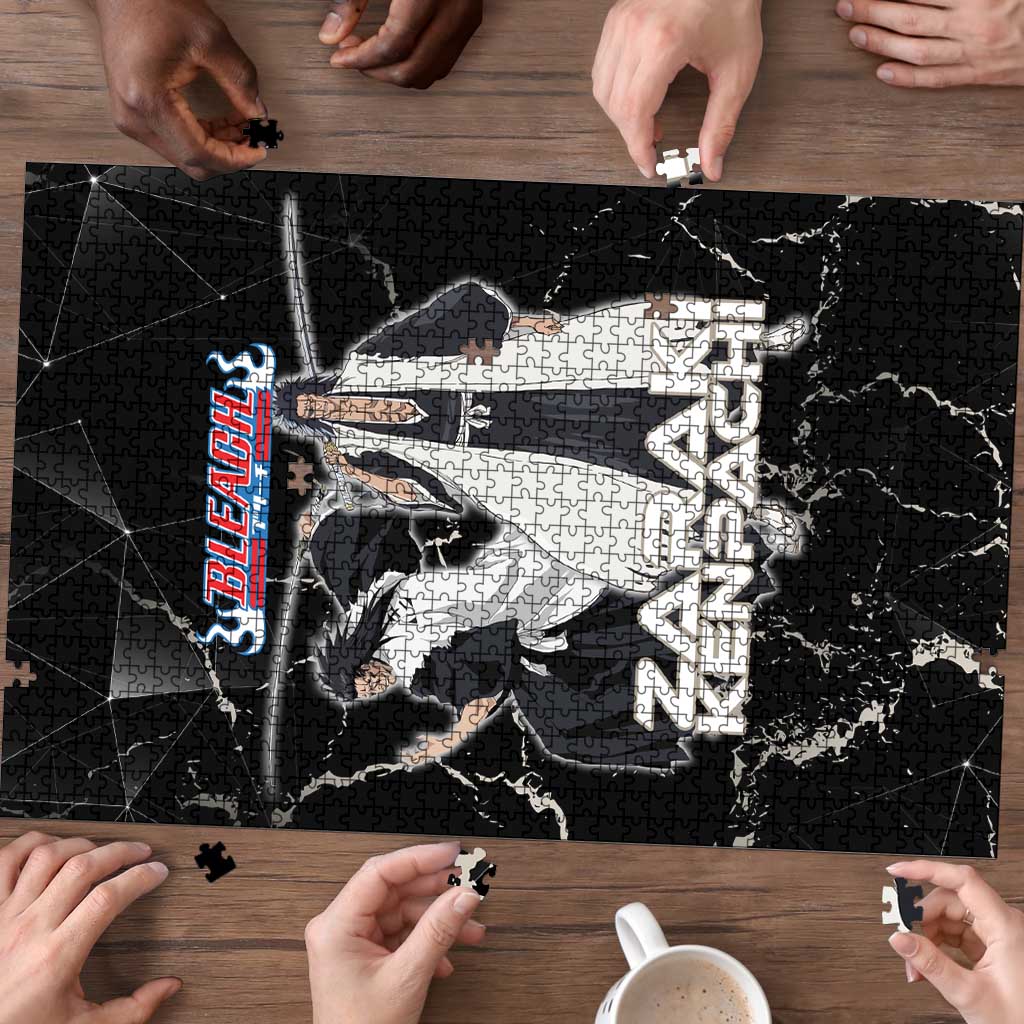 Zaraki Kenpachi Bleach Puzzle Dark Marble Anime Shatter Style