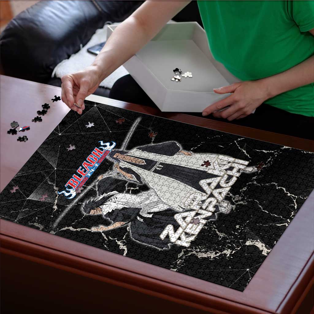 Zaraki Kenpachi Bleach Puzzle Dark Marble Anime Shatter Style