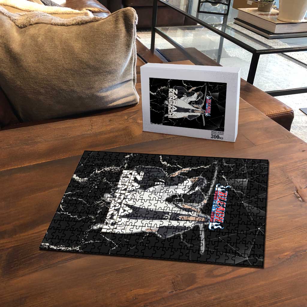 Zaraki Kenpachi Bleach Puzzle Dark Marble Anime Shatter Style