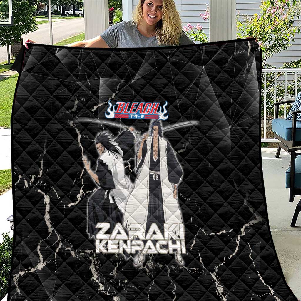 Zaraki Kenpachi Bleach Quilt Dark Marble Anime Shatter Style