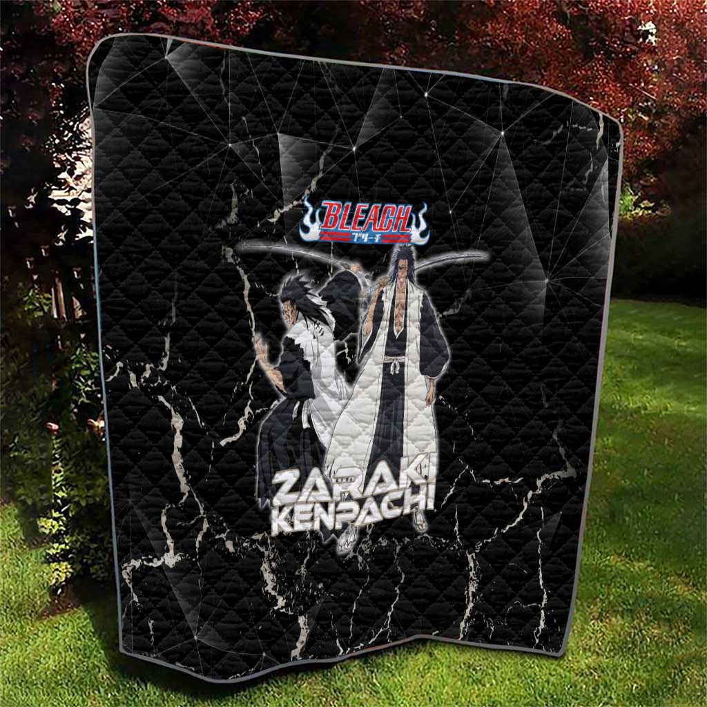 Zaraki Kenpachi Bleach Quilt Dark Marble Anime Shatter Style