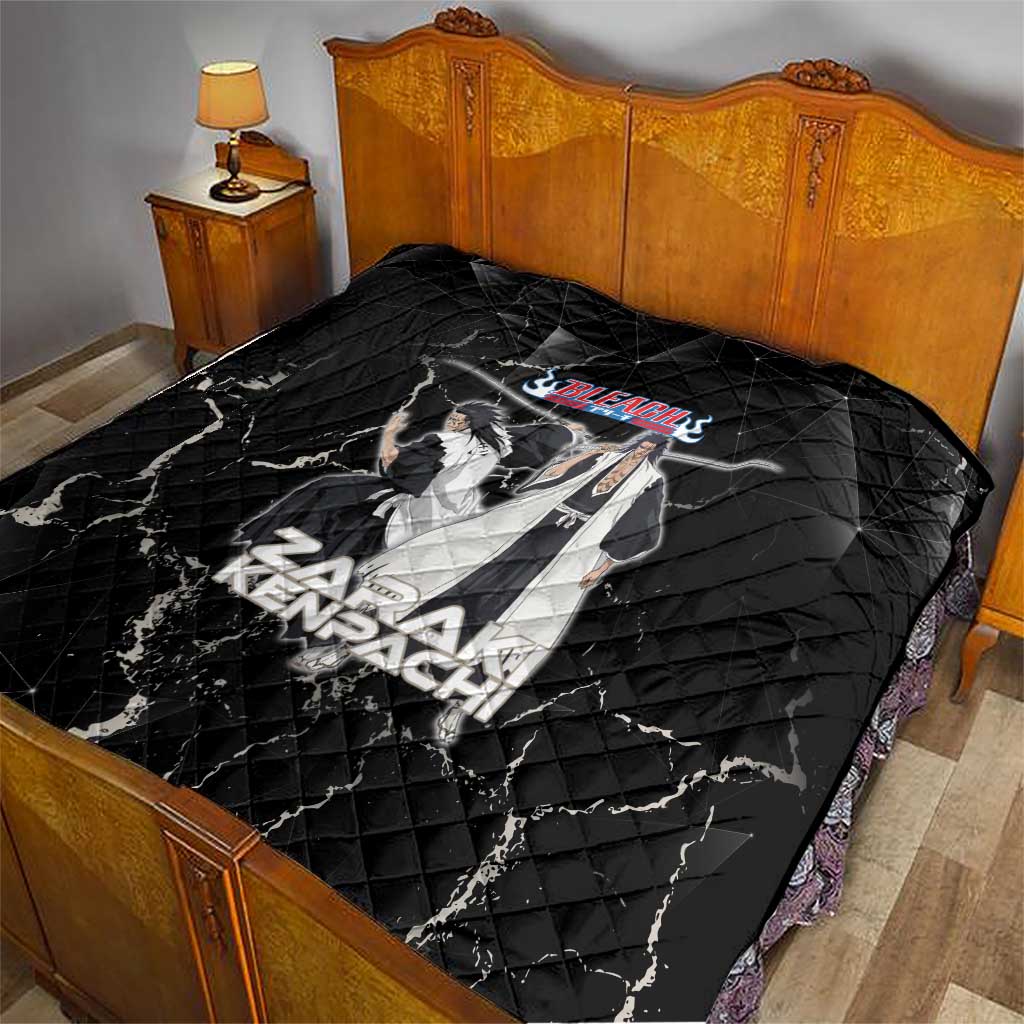 Zaraki Kenpachi Bleach Quilt Dark Marble Anime Shatter Style
