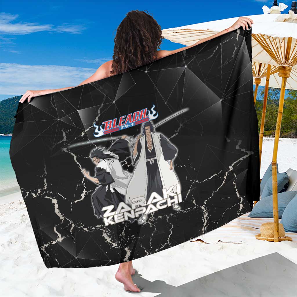 Zaraki Kenpachi Bleach Sarong Dark Marble Anime Shatter Style