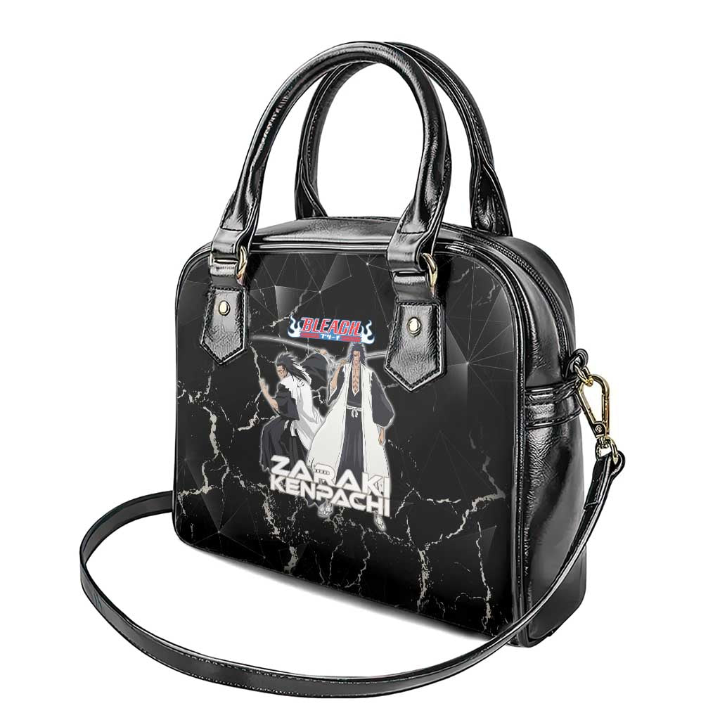 Zaraki Kenpachi Bleach Shoulder Handbag Dark Marble Anime Shatter Style