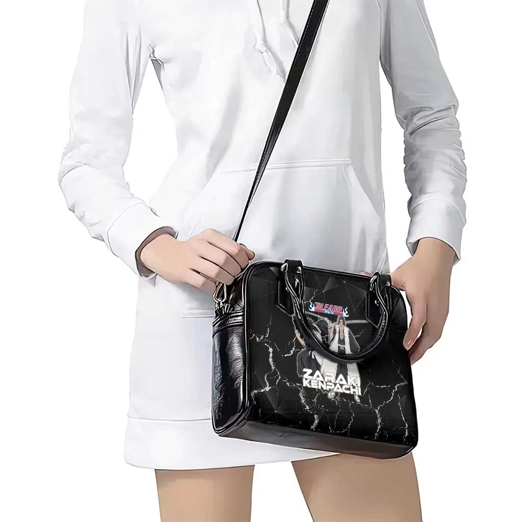 Zaraki Kenpachi Bleach Shoulder Handbag Dark Marble Anime Shatter Style