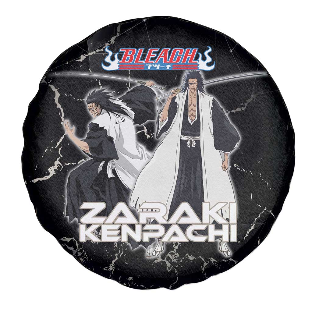 Zaraki Kenpachi Bleach Spare Tire Cover Dark Marble Anime Shatter Style