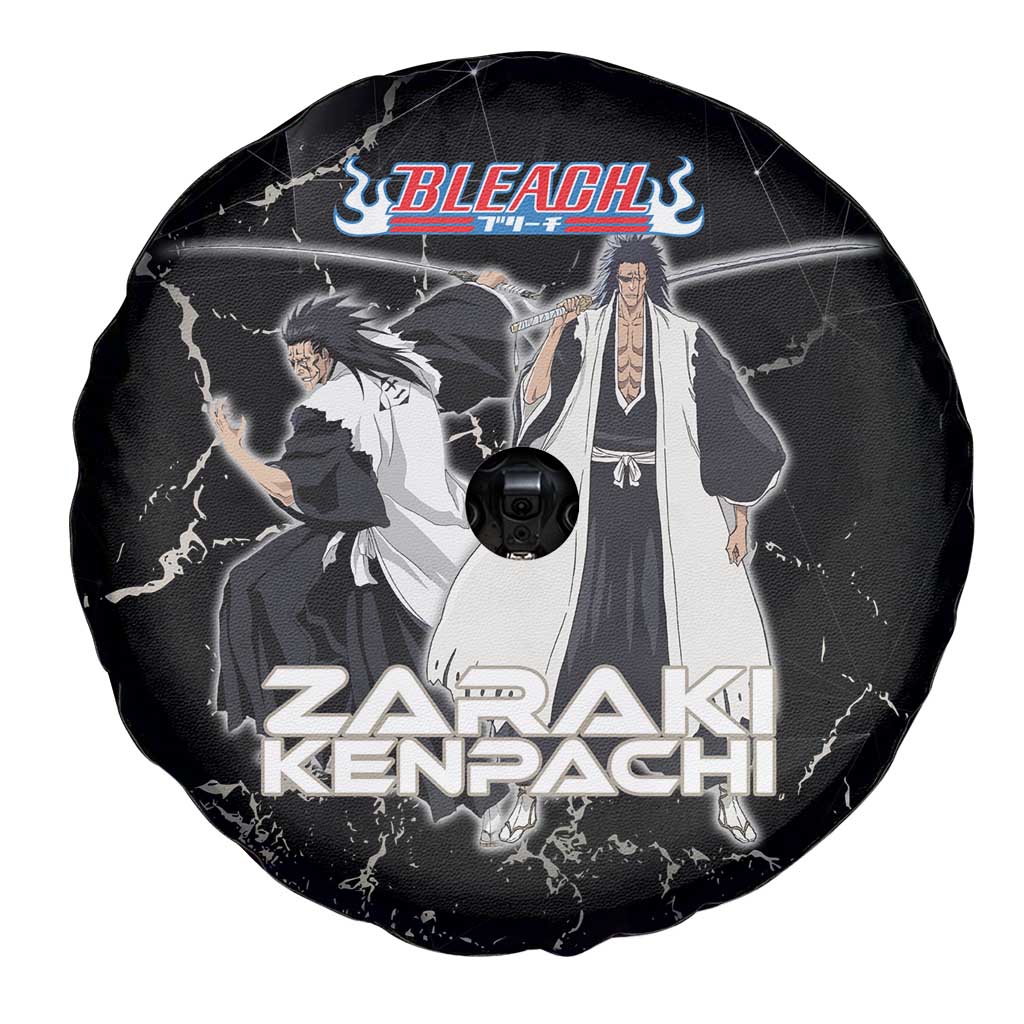 Zaraki Kenpachi Bleach Spare Tire Cover Dark Marble Anime Shatter Style