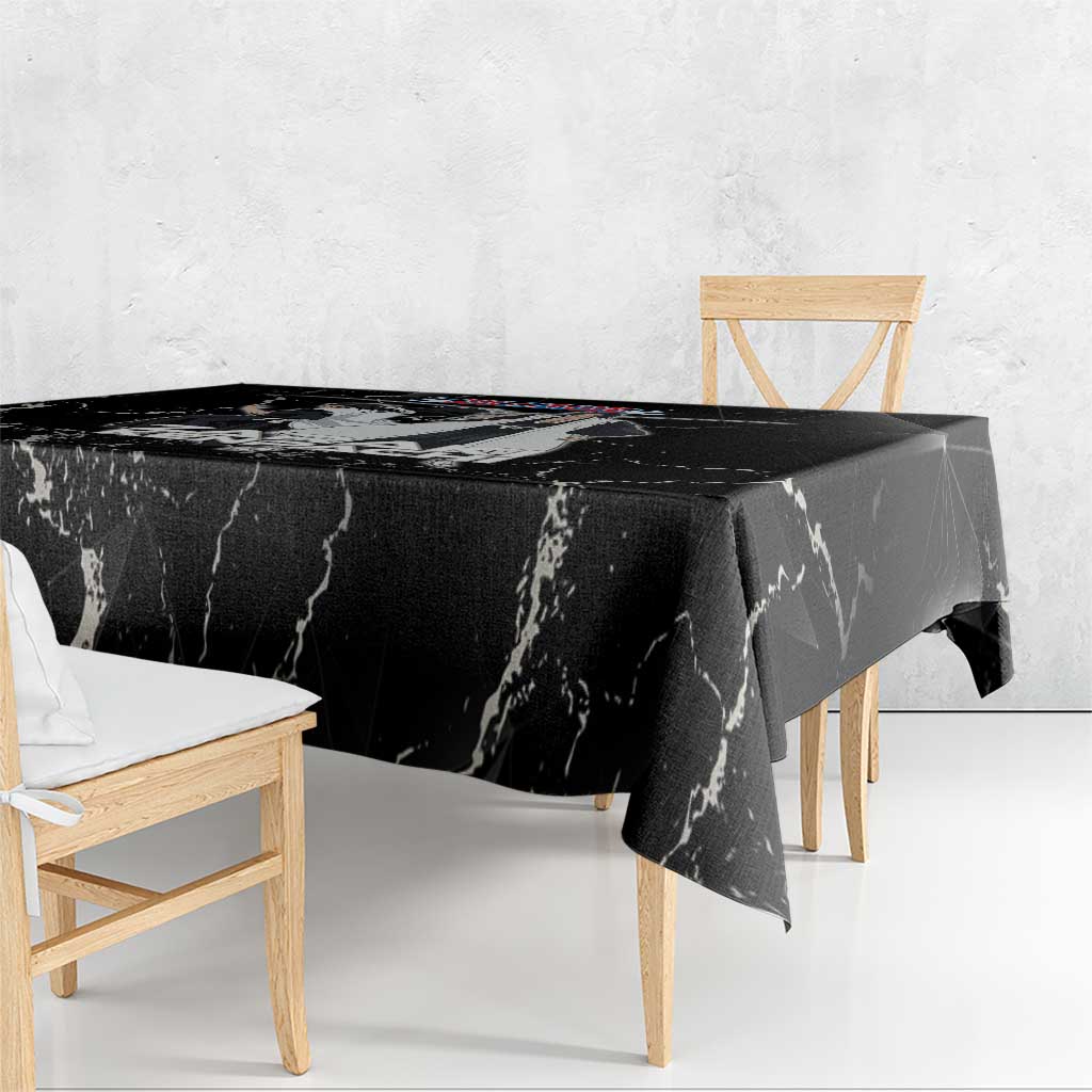 Zaraki Kenpachi Bleach Tablecloth Dark Marble Anime Shatter Style