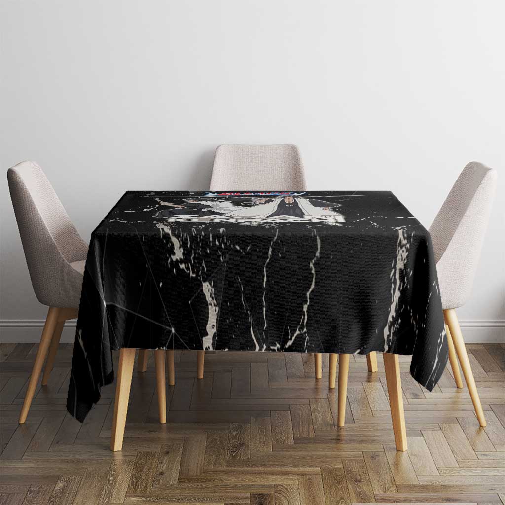 Zaraki Kenpachi Bleach Tablecloth Dark Marble Anime Shatter Style