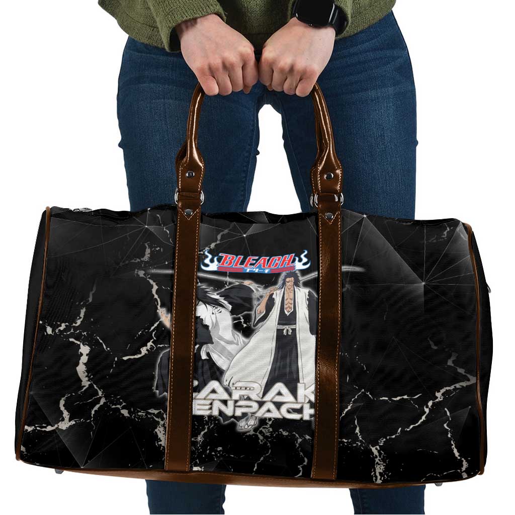 Zaraki Kenpachi Bleach Travel Bag Dark Marble Anime Shatter Style