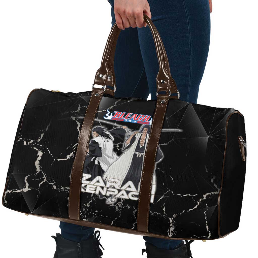 Zaraki Kenpachi Bleach Travel Bag Dark Marble Anime Shatter Style