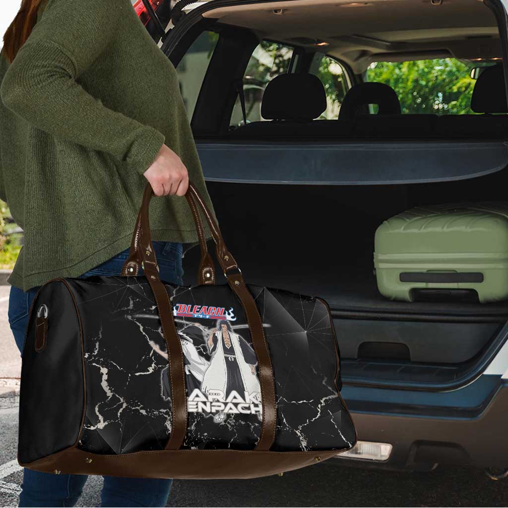 Zaraki Kenpachi Bleach Travel Bag Dark Marble Anime Shatter Style