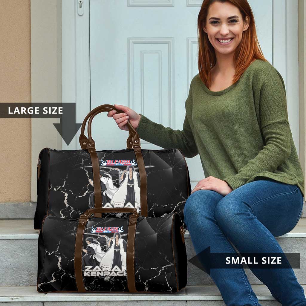 Zaraki Kenpachi Bleach Travel Bag Dark Marble Anime Shatter Style