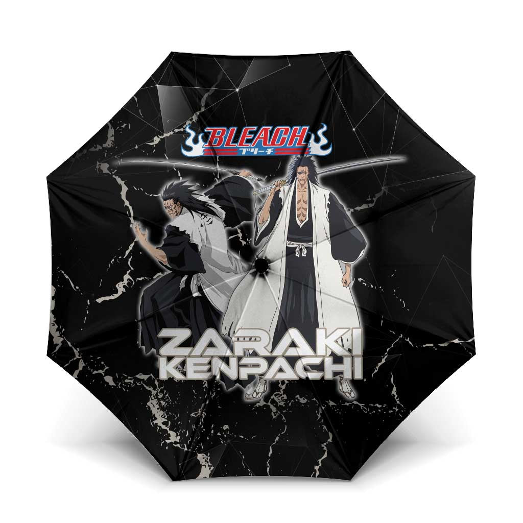 Zaraki Kenpachi Bleach Umbrella Dark Marble Anime Shatter Style