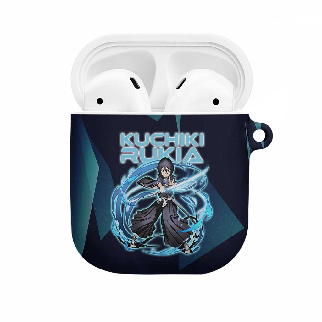 Kuchiki Rukia Bleach AirPods Case Frost Aura Anime Energy Style