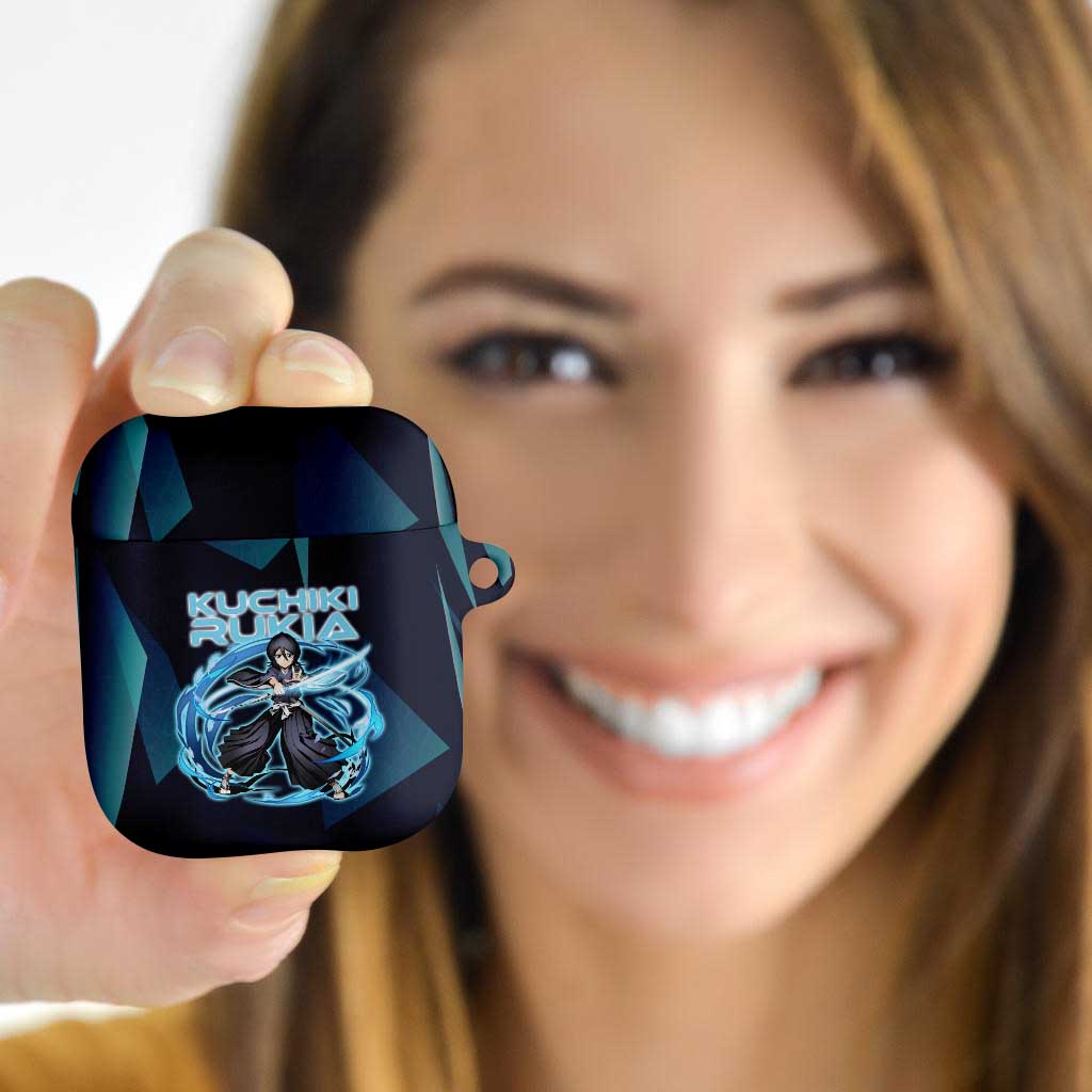 Kuchiki Rukia Bleach AirPods Case Frost Aura Anime Energy Style