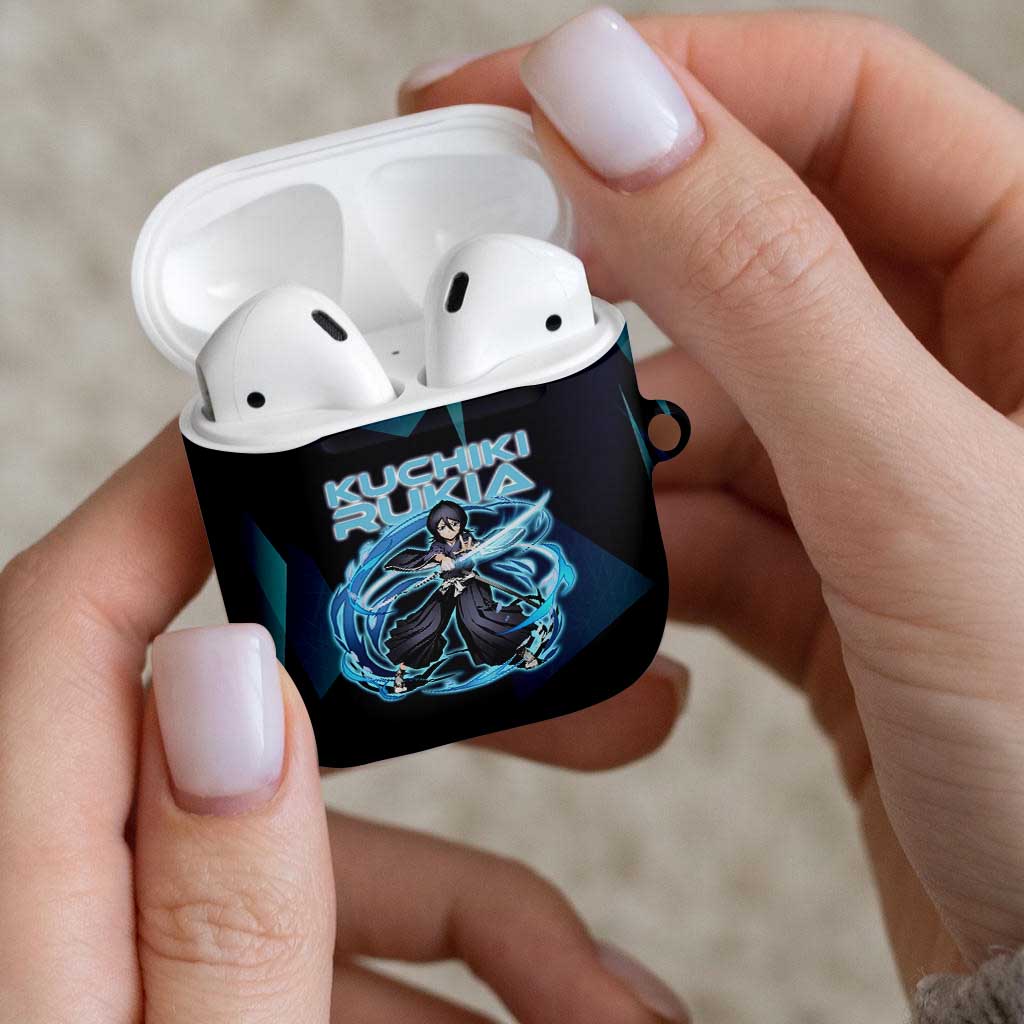 Kuchiki Rukia Bleach AirPods Case Frost Aura Anime Energy Style