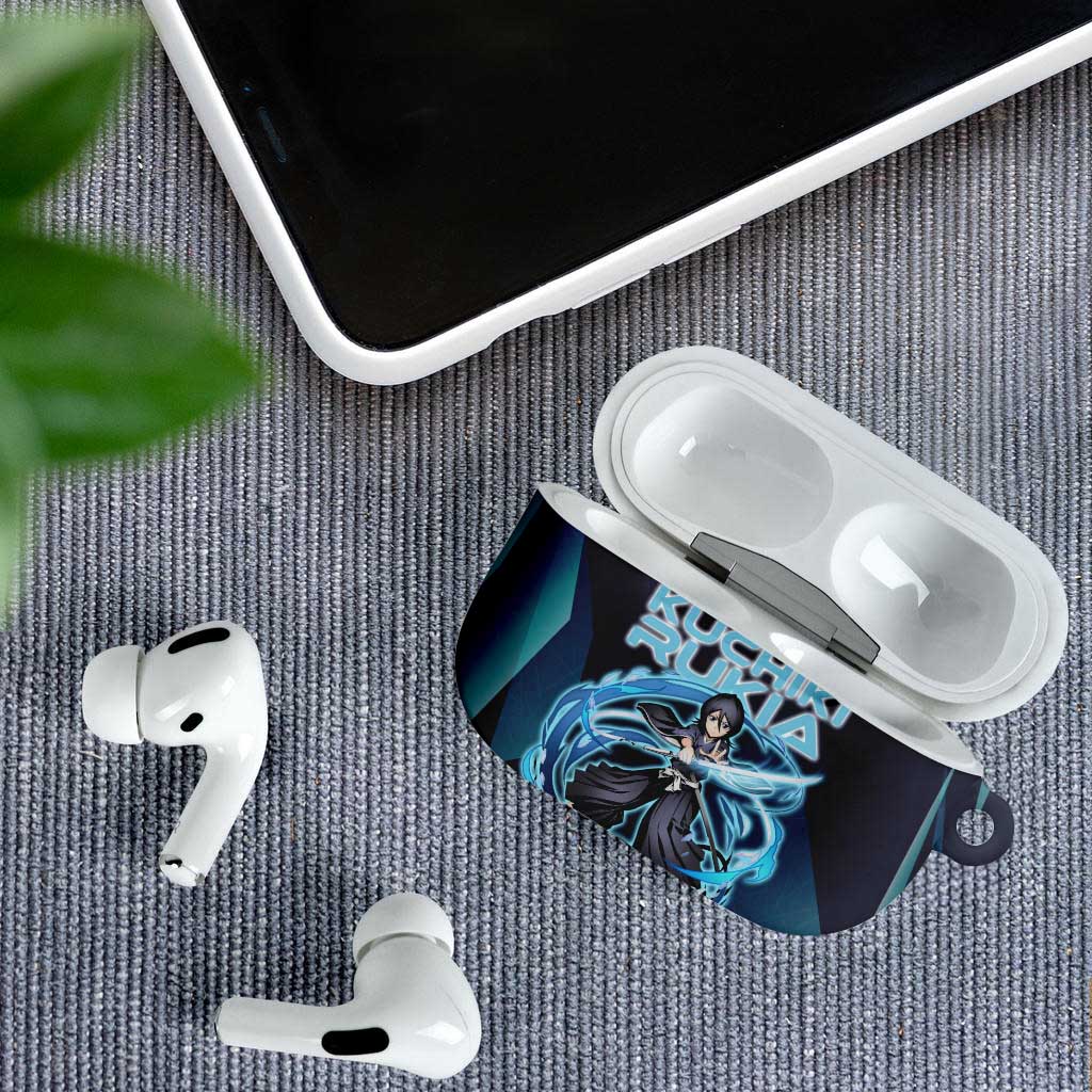 Kuchiki Rukia Bleach AirPods Case Frost Aura Anime Energy Style