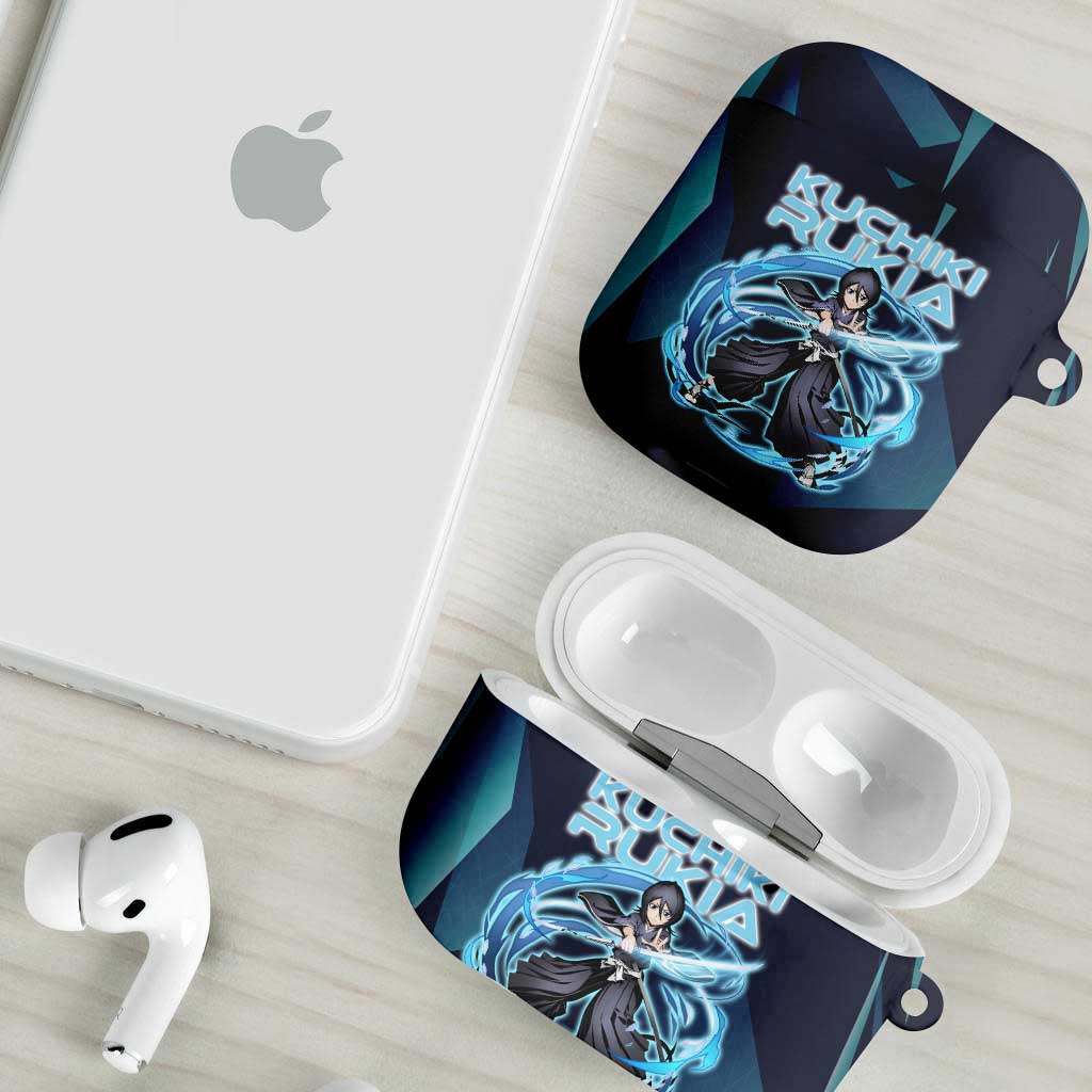 Kuchiki Rukia Bleach AirPods Case Frost Aura Anime Energy Style